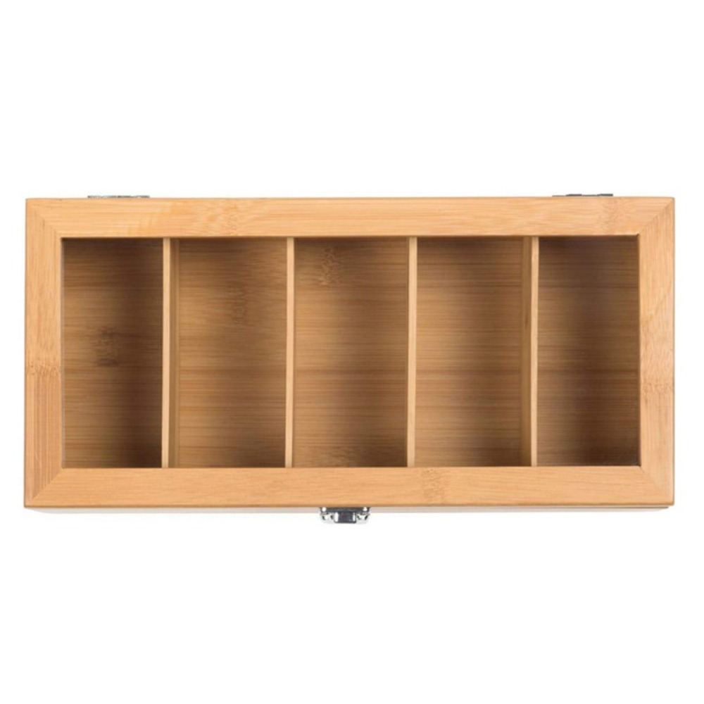 New Bamboo Tea bag Storage Box - Home Office Bagas recension och pris