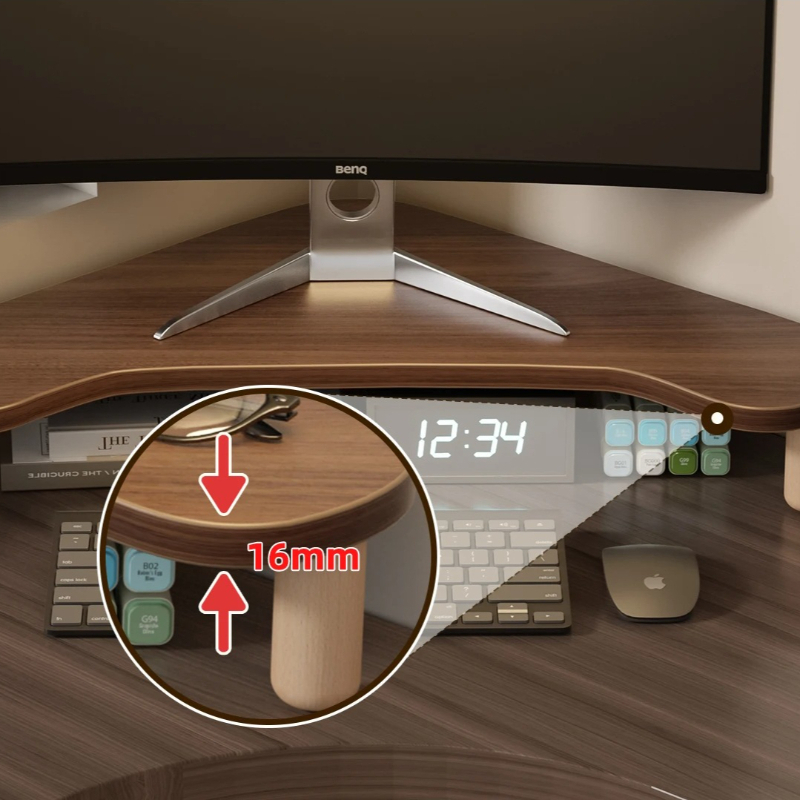 Corner Computer Stand, Triangl - Monitor Riser Stand recension och pris