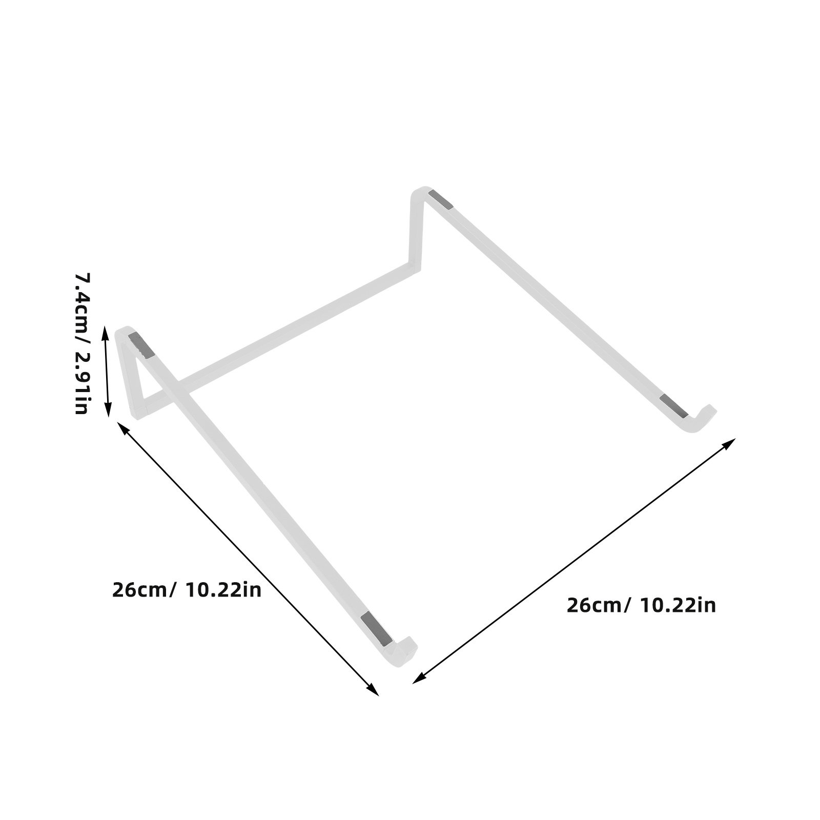 Metal Laptop Stand for Desk Mi - Monitor Riser Stand recension och pris