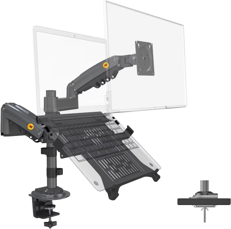 Dual Arm 2 in 1 Combo Laptop M - Monitor Arm Dual recension och pris