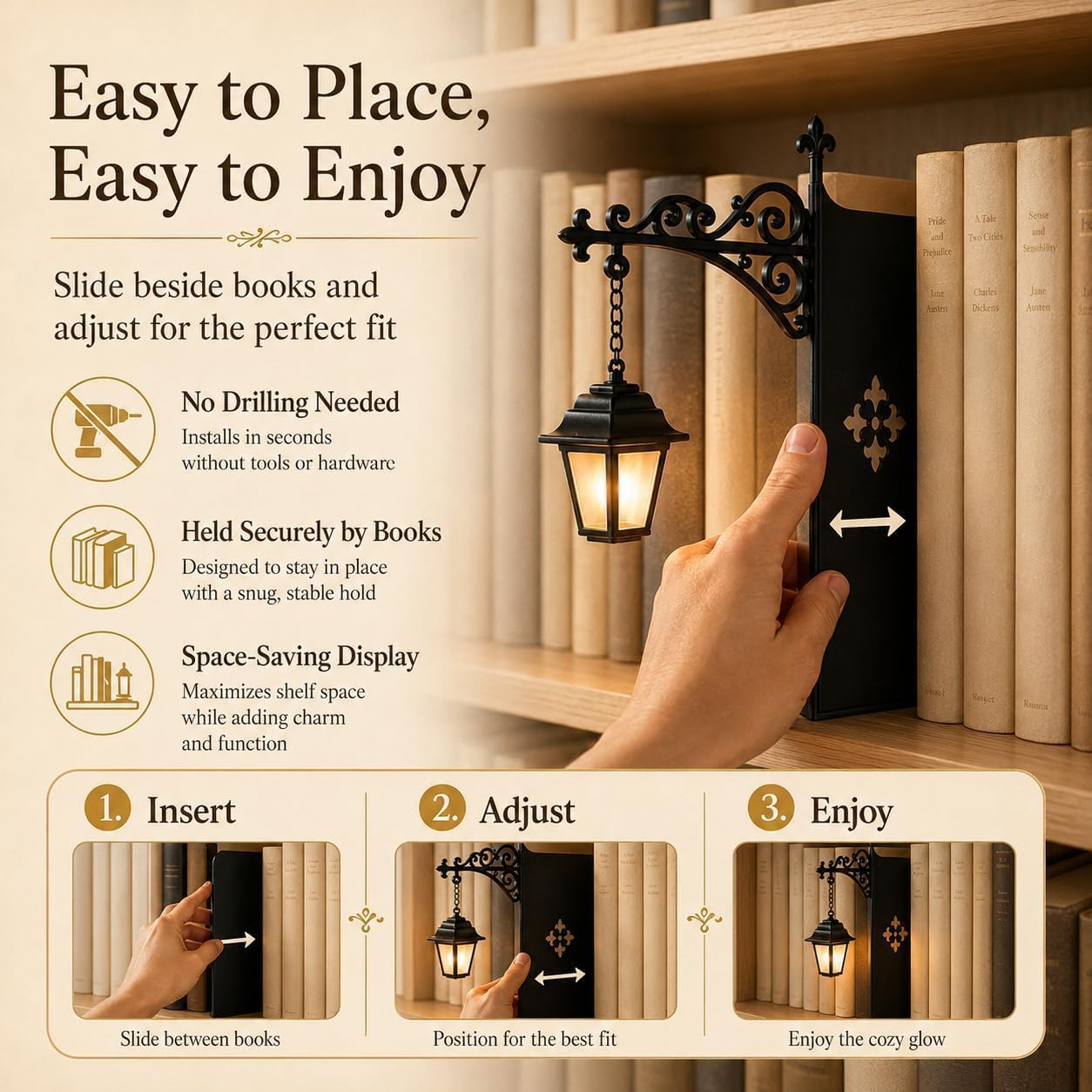 Mini Vintage Library Lantern B - Home Office Library recension och pris