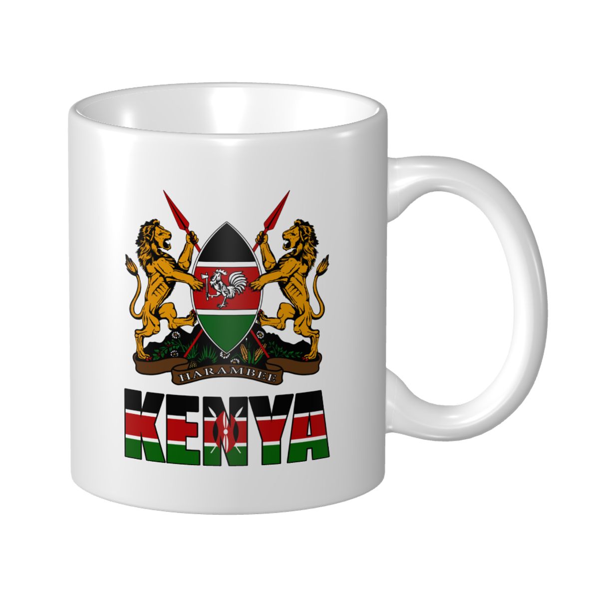 Mark Cup Mug Kenya Letter Flag - Home Office Kenya recension och pris
