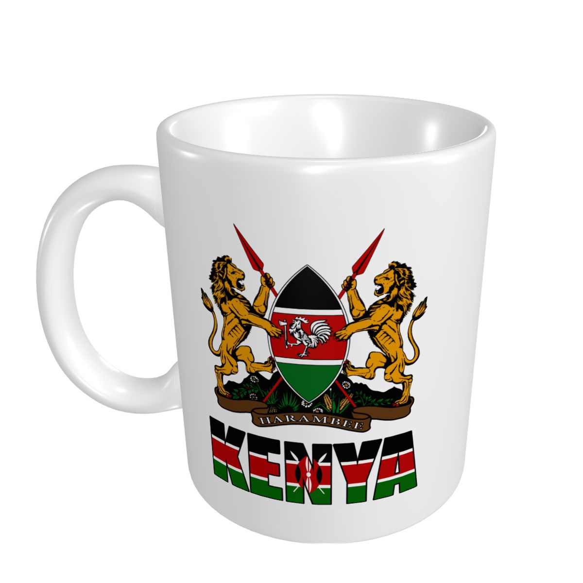 Mark Cup Mug Kenya Letter Flag - Home Office Kenya recension och pris