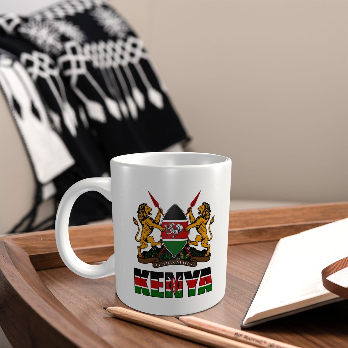Mark Cup Mug Kenya Letter Flag - Home Office Kenya recension och pris