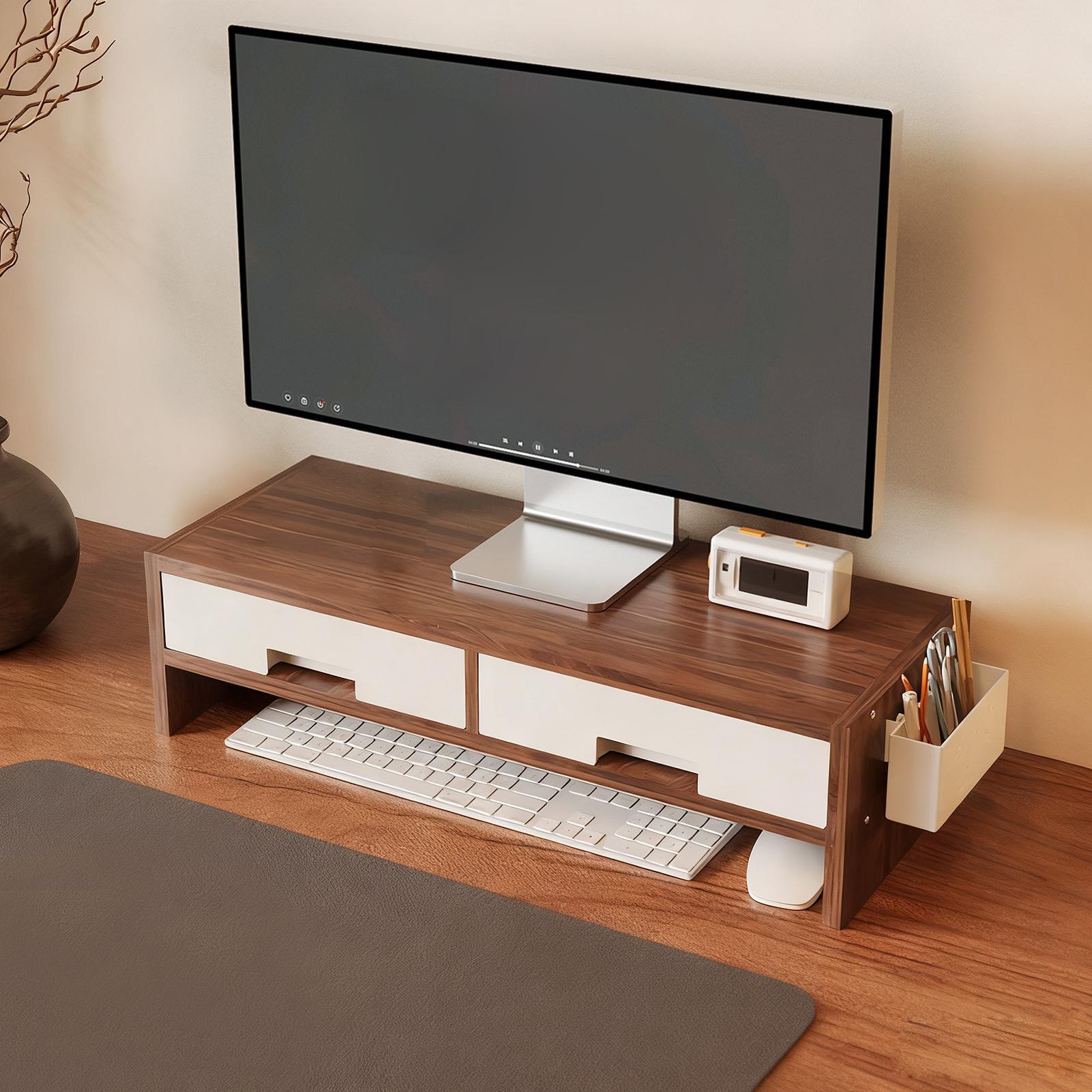 Desk Monitor Stand Riser Doubl - Monitor Riser Stand recension och pris
