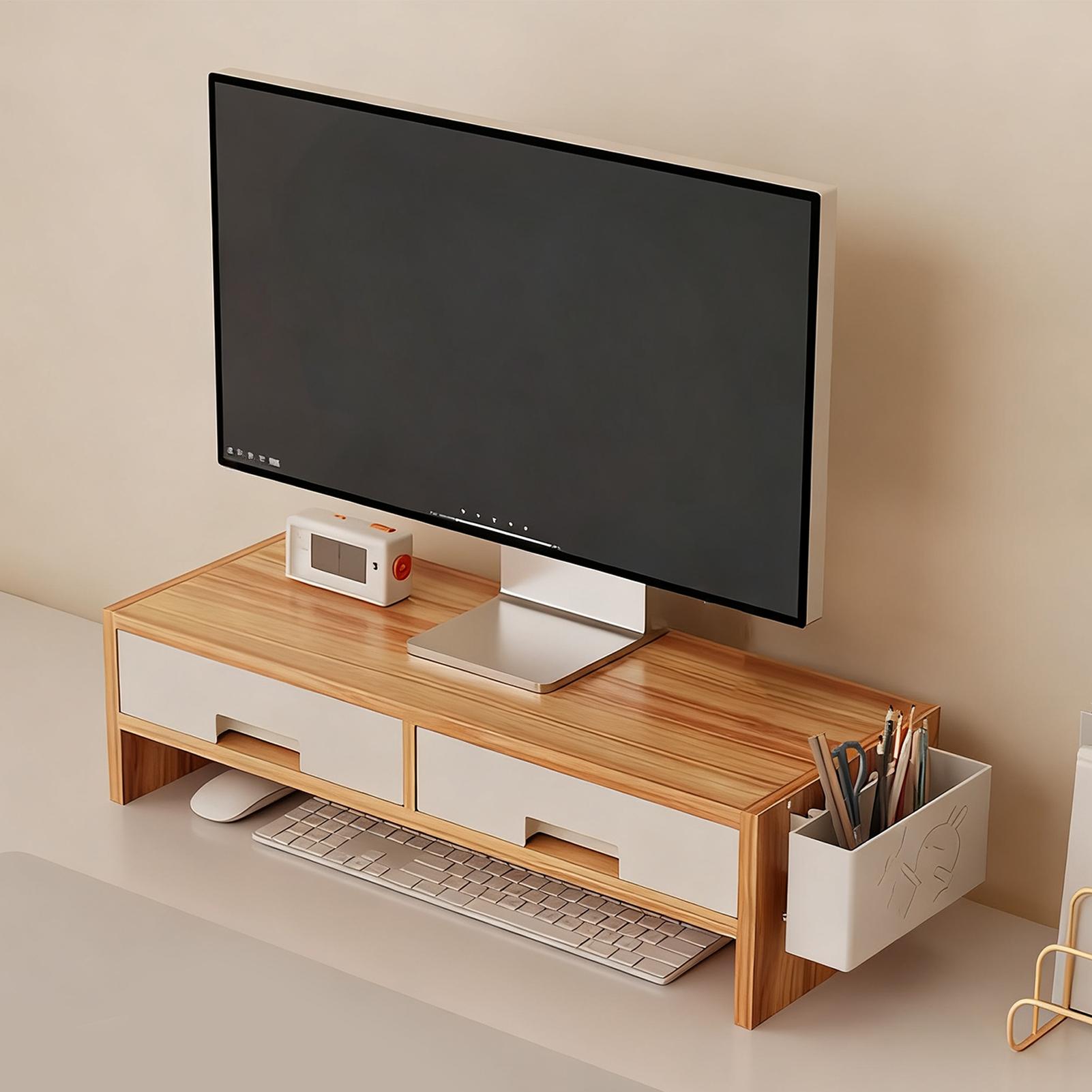 Desk Monitor Stand Riser Doubl - Monitor Riser Stand recension och pris