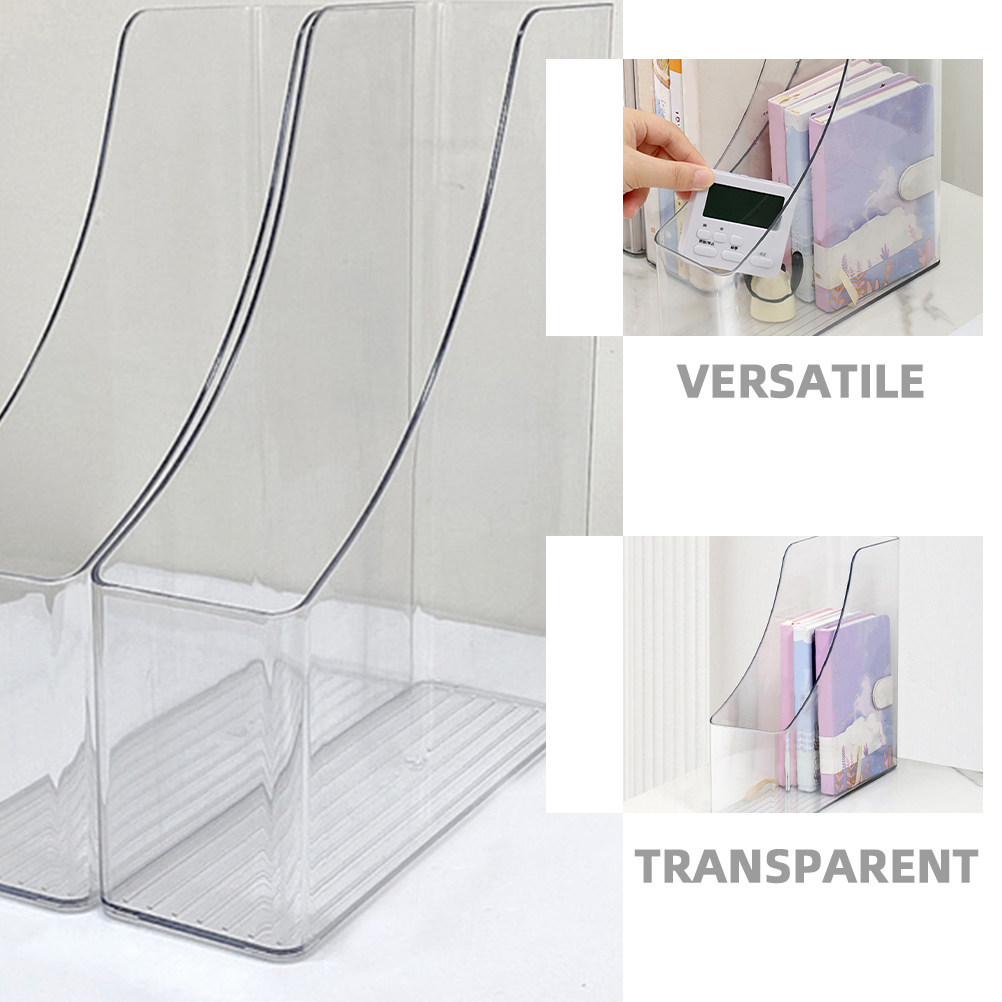 2Pcs Transparent File Organize - Home Office Library recension och pris