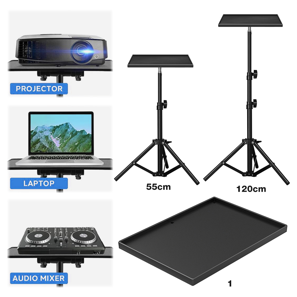 Universal Laptop Projector Tri - Monitor Riser Stand recension och pris