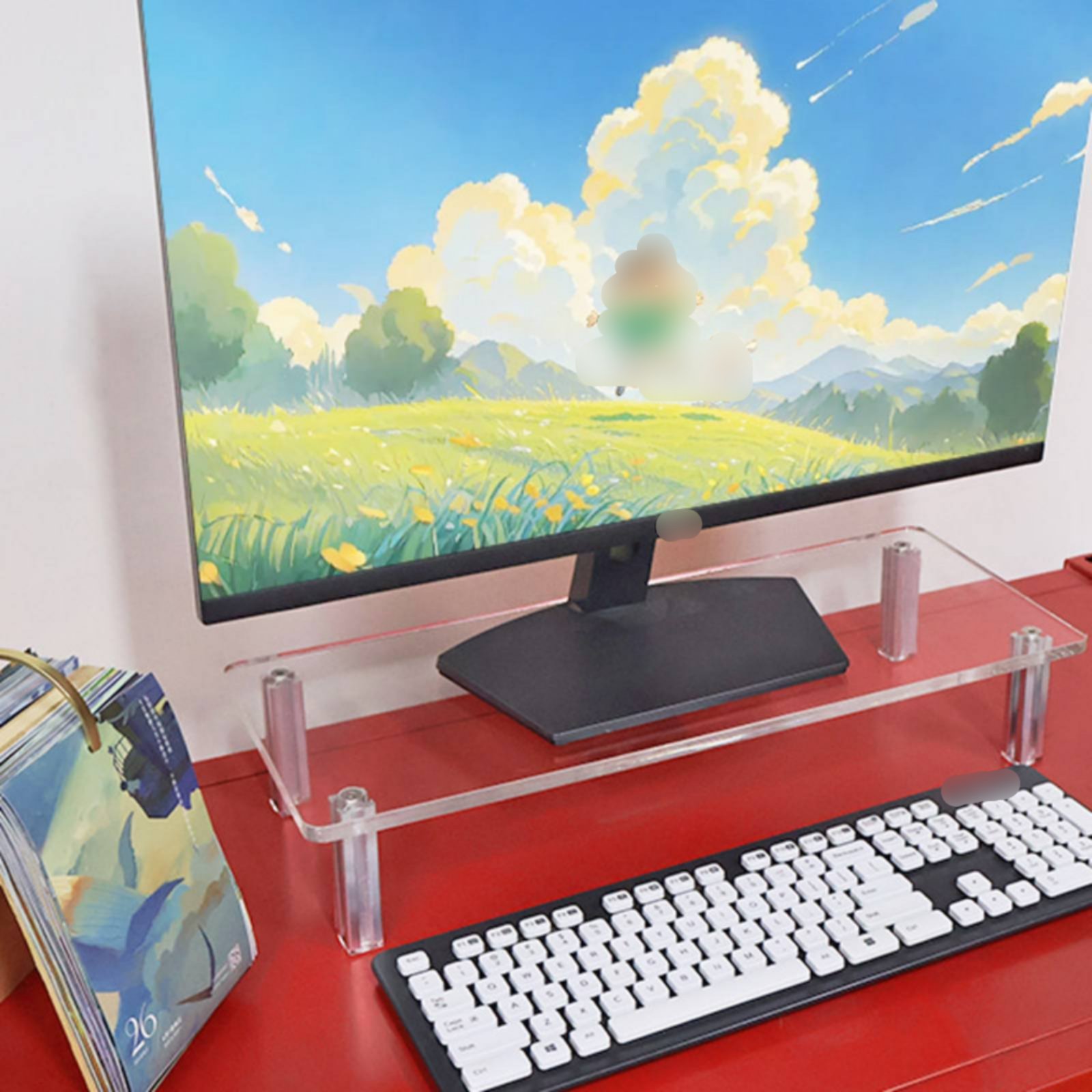 Acrylic Monitor Stand Easy to  - Monitor Riser Stand recension och pris