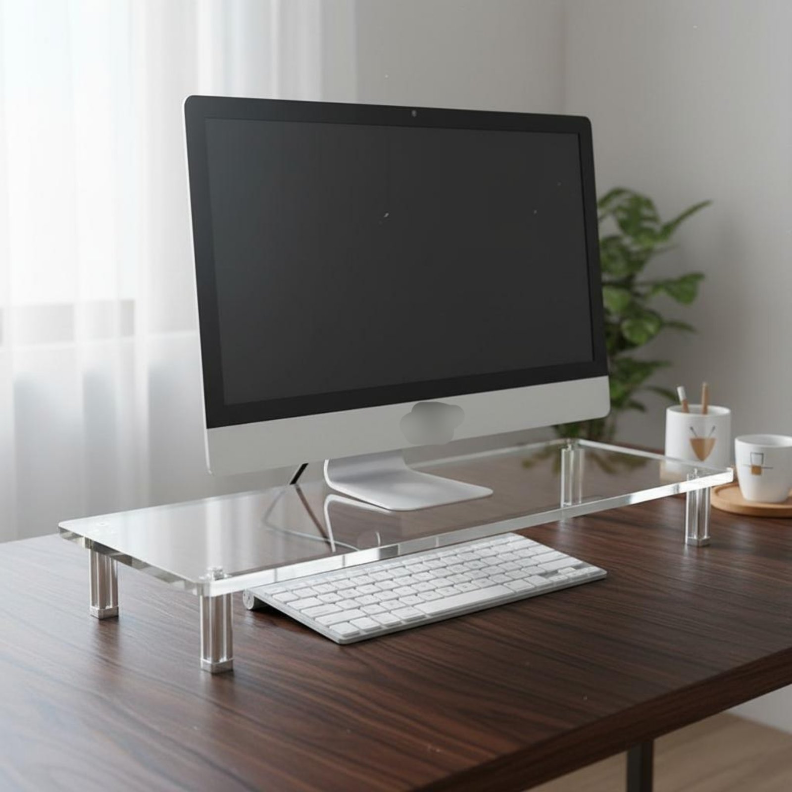 Acrylic Monitor Stand Easy to  - Monitor Riser Stand recension och pris