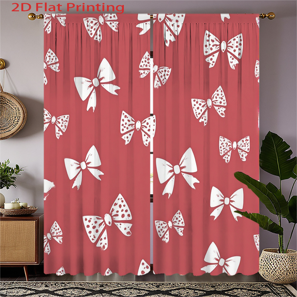 2pcs, 2D Flat Printing Curtain - Home Office Amazon recension och pris