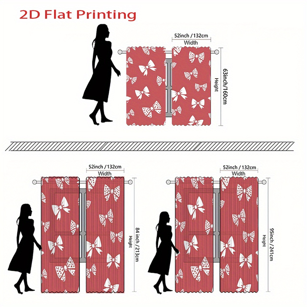 2pcs, 2D Flat Printing Curtain - Home Office Amazon recension och pris