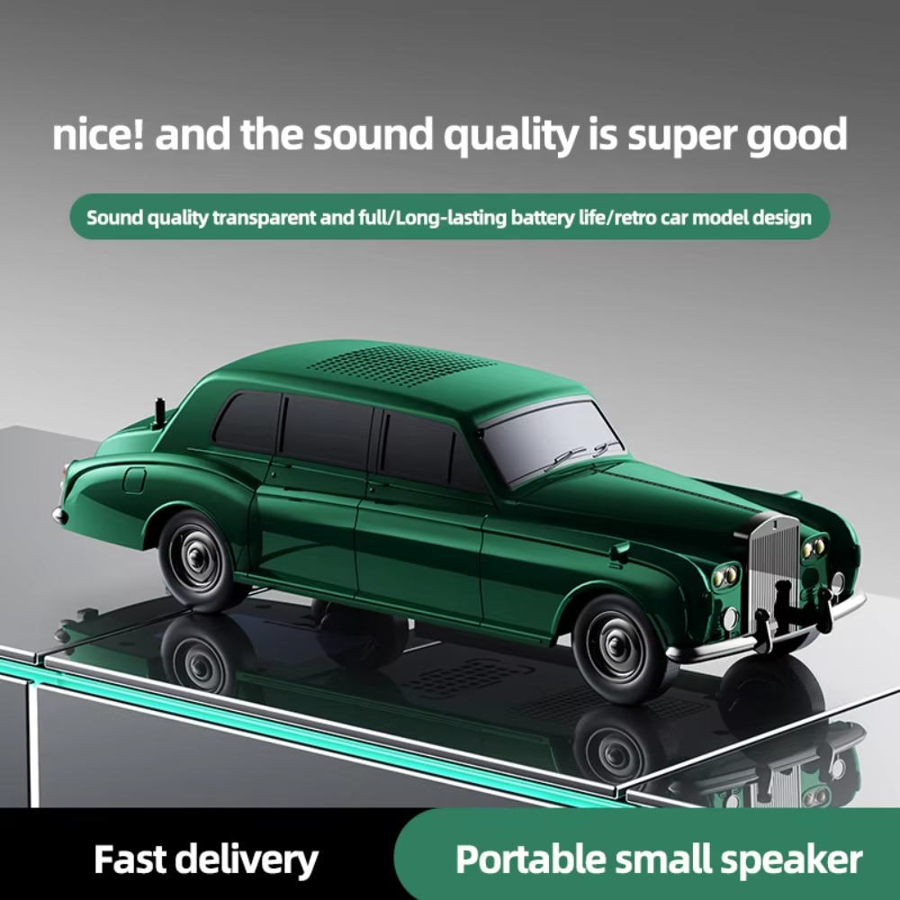 Vintage Style Classic Car Blue - Home Office Amazon recension och pris