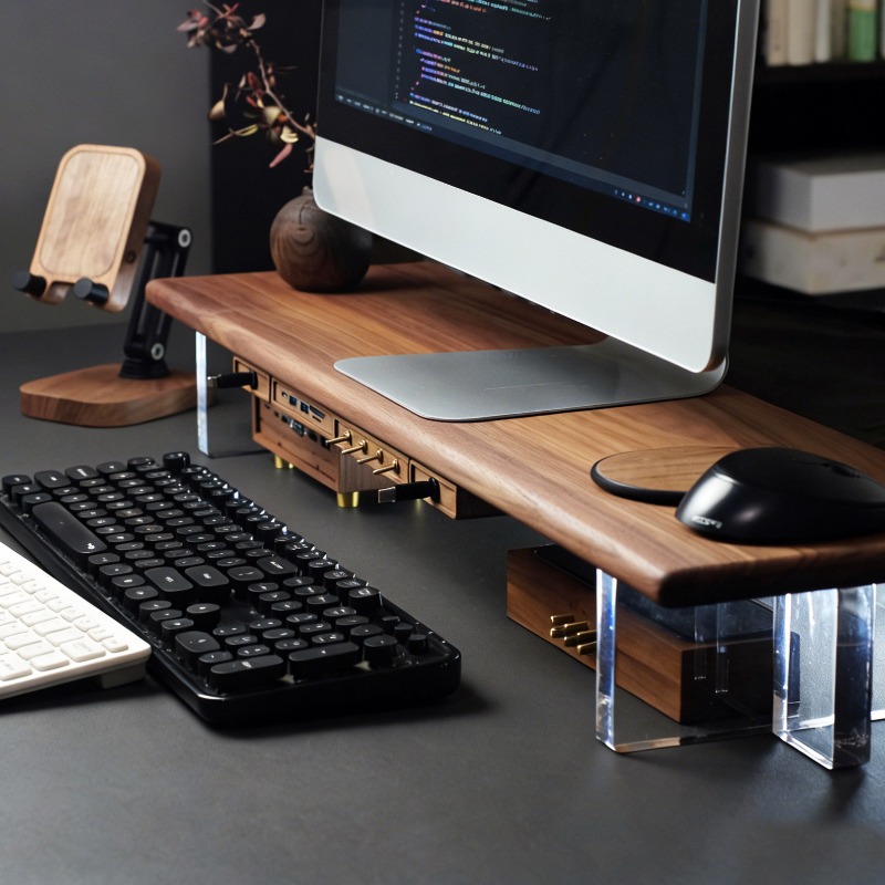 4 Ways Independent Control USB - Monitor Riser Stand recension och pris