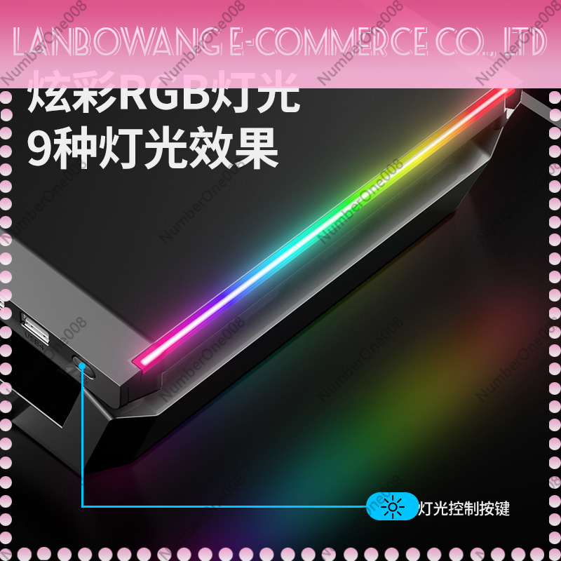 RGB Gaming Mouse Pad with Moni - Monitor Riser Stand recension och pris