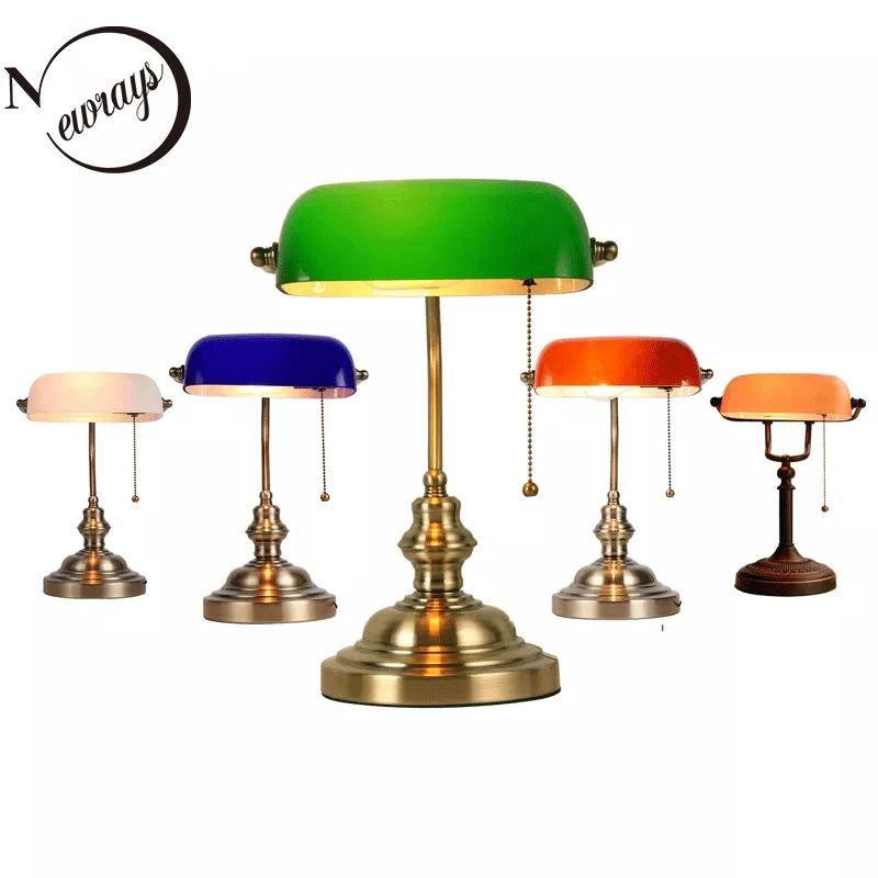 Desk lamp Table Light glass ba - Home Office Library recension och pris