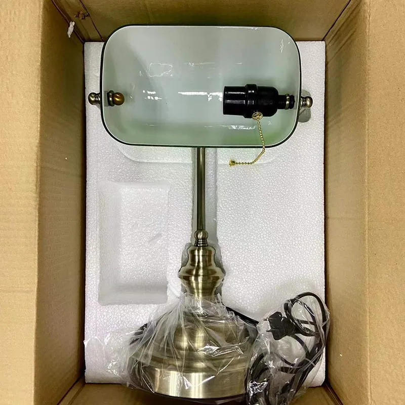 Desk lamp Table Light glass ba - Home Office Library recension och pris