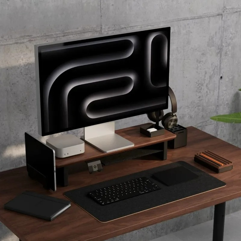 Hot Sale! Walnut Monitor Stand - Monitor Riser Stand recension och pris