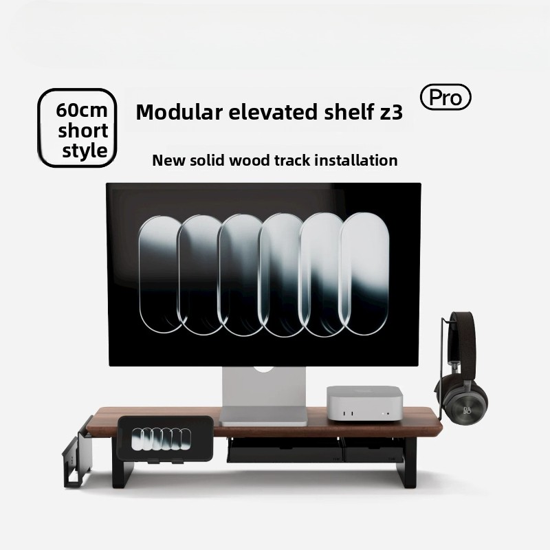 Hot Sale! Walnut Monitor Stand - Monitor Riser Stand recension och pris